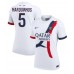 Paris Saint-Germain Marquinhos #5 Borte Drakt Dame 2024-25 Kortermet